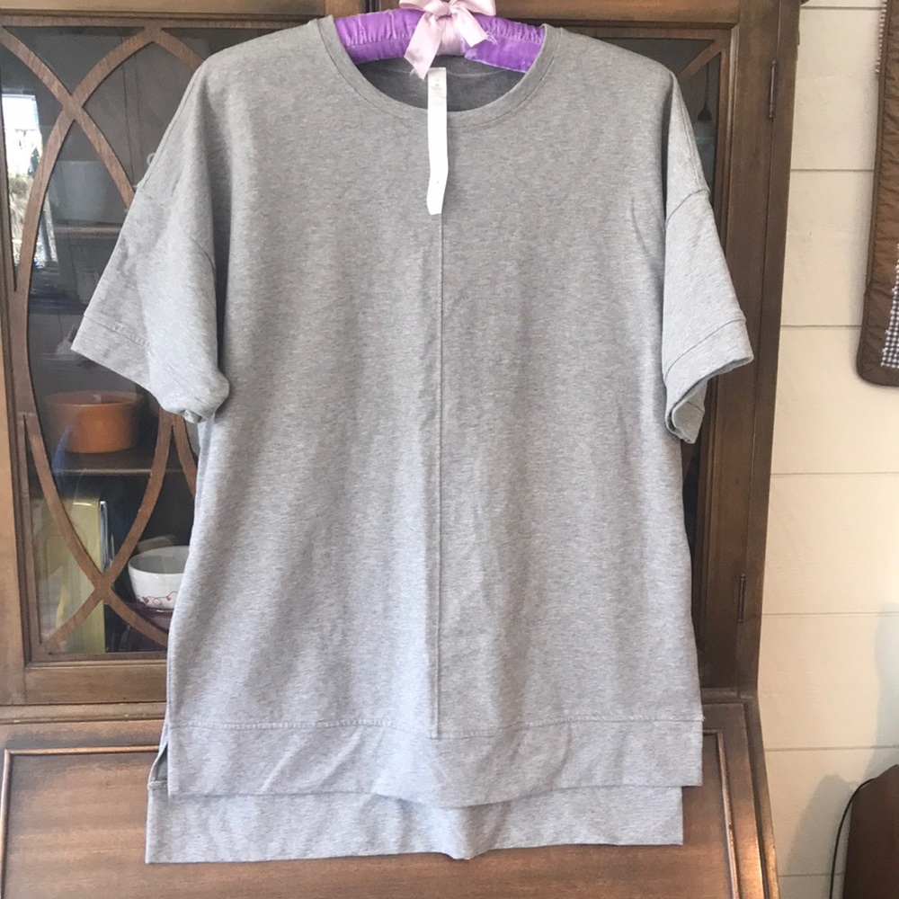 Lululemon short sleeve terry sweatshirt tunic 10